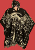 La Muerte – Hooded Poncho Handwoven Andean Gothic Design