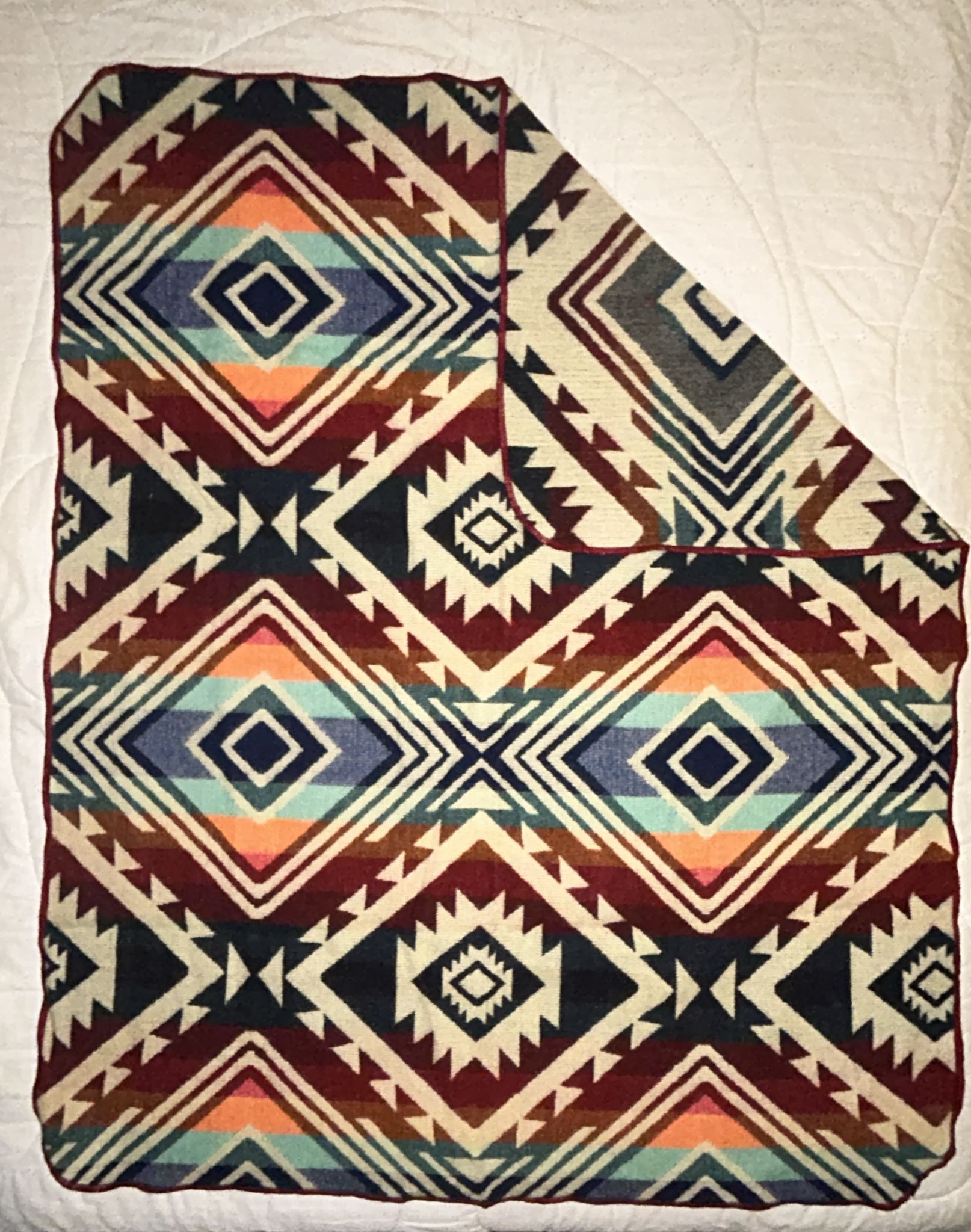 Chacana Alpaca Blankets Ecuador Tribal 39 x 44 Inches
