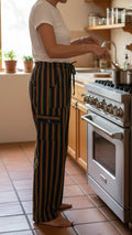 Handmade Andean Multicolor (black, red, yellow and green) Striped Pants Unisex