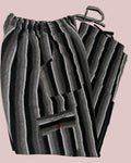 Handmade Andean Multicolor (black, gray) Striped Pants Unisex
