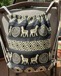 Native Andean Handwoven Drawstring Backpack
